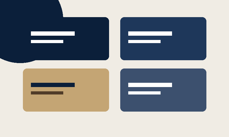 Industry coverage panels for technology, services, commerce, and corporate